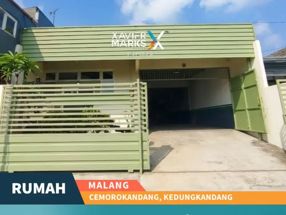 Dijual Rumah atau Kantor Dekat Exit Tol Sawojajar di Cemorokandang Malang