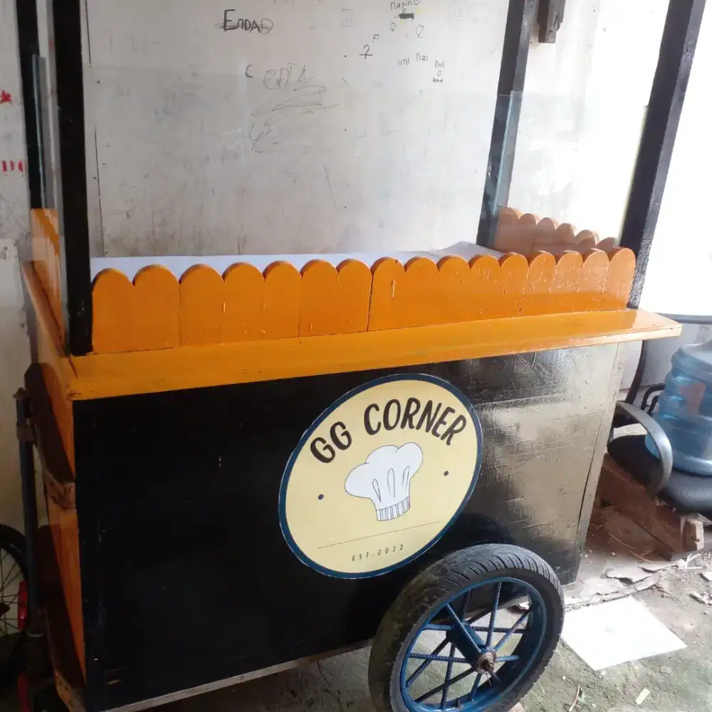 Dijual cepat gerobak cocok untuk jualan makanan minuman