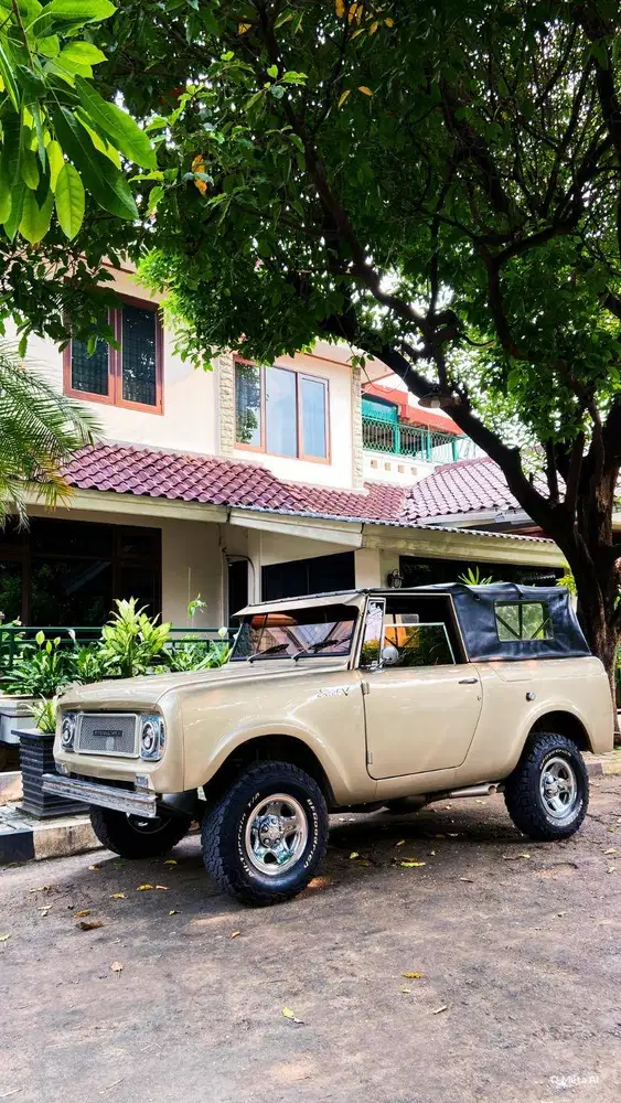 Scout International Harvester 800 Cabriolet Soft Top 1968 Cream 1967
