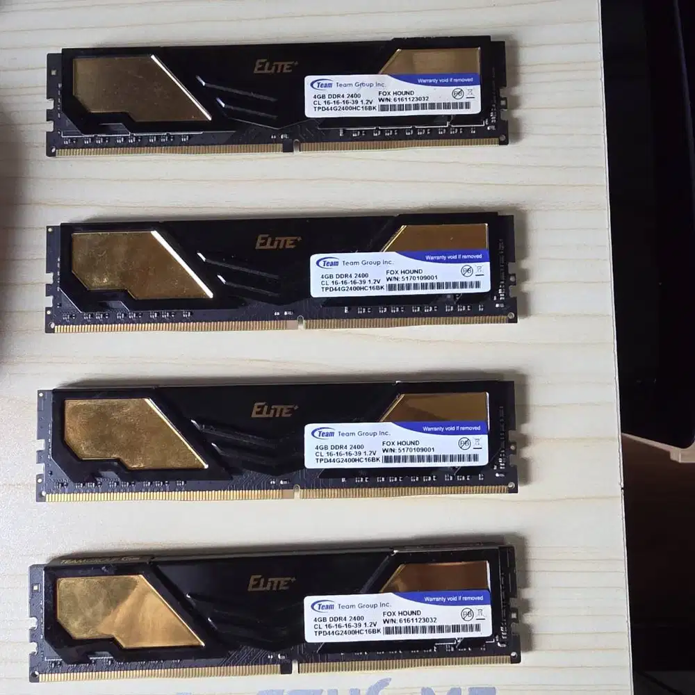 Ram Memori team Elite Plus 4GB DDR4 2400