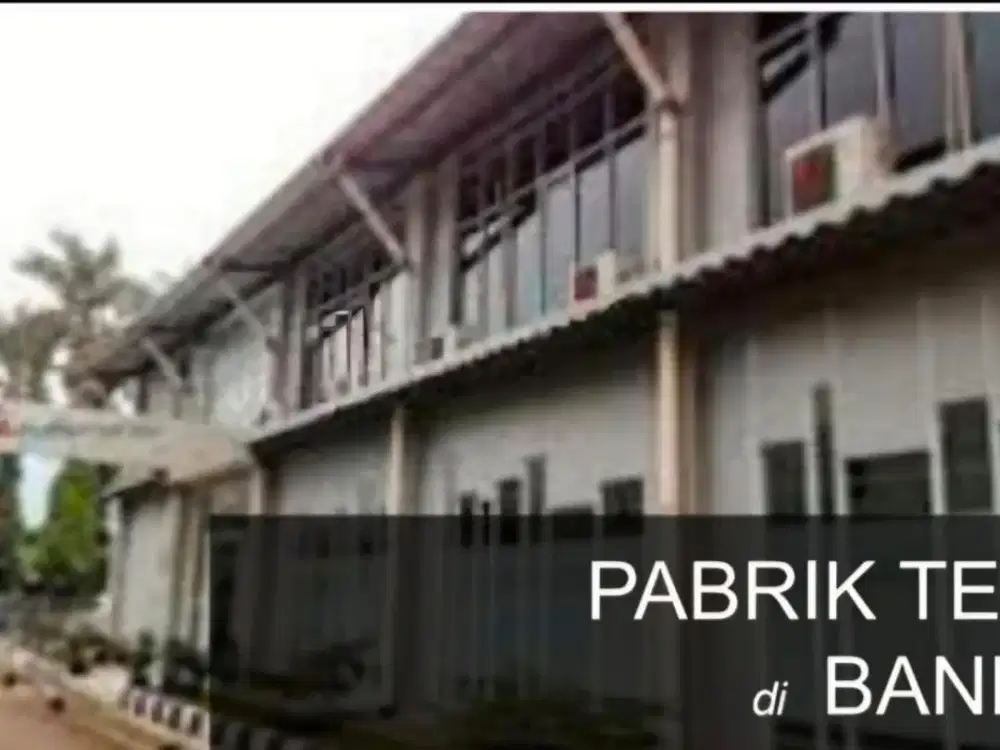 Lelang Murah Pabrik Tekstil Di Marga Asih Bandung
