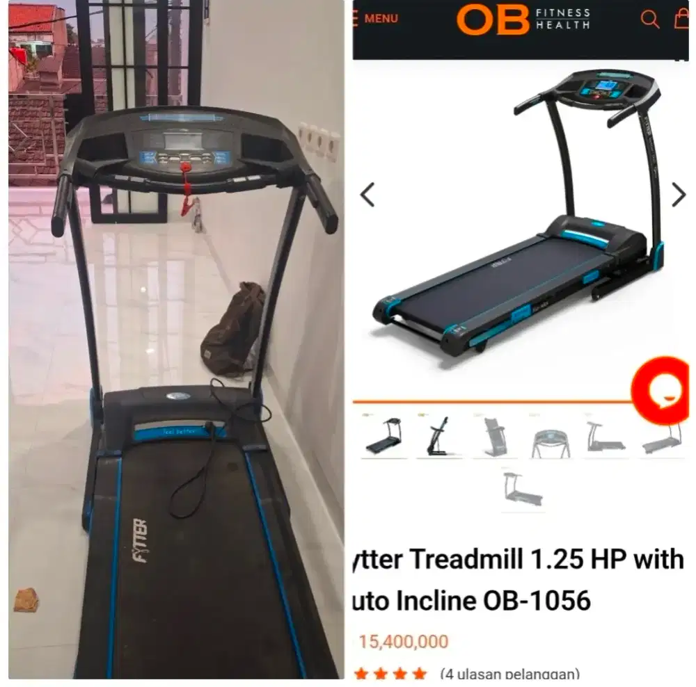 FYTTER TREATMIL 1.25 HP