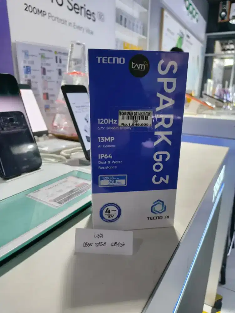 TECNO SPARK GO 3 4/128 | ATLANTIS DAHSYAT