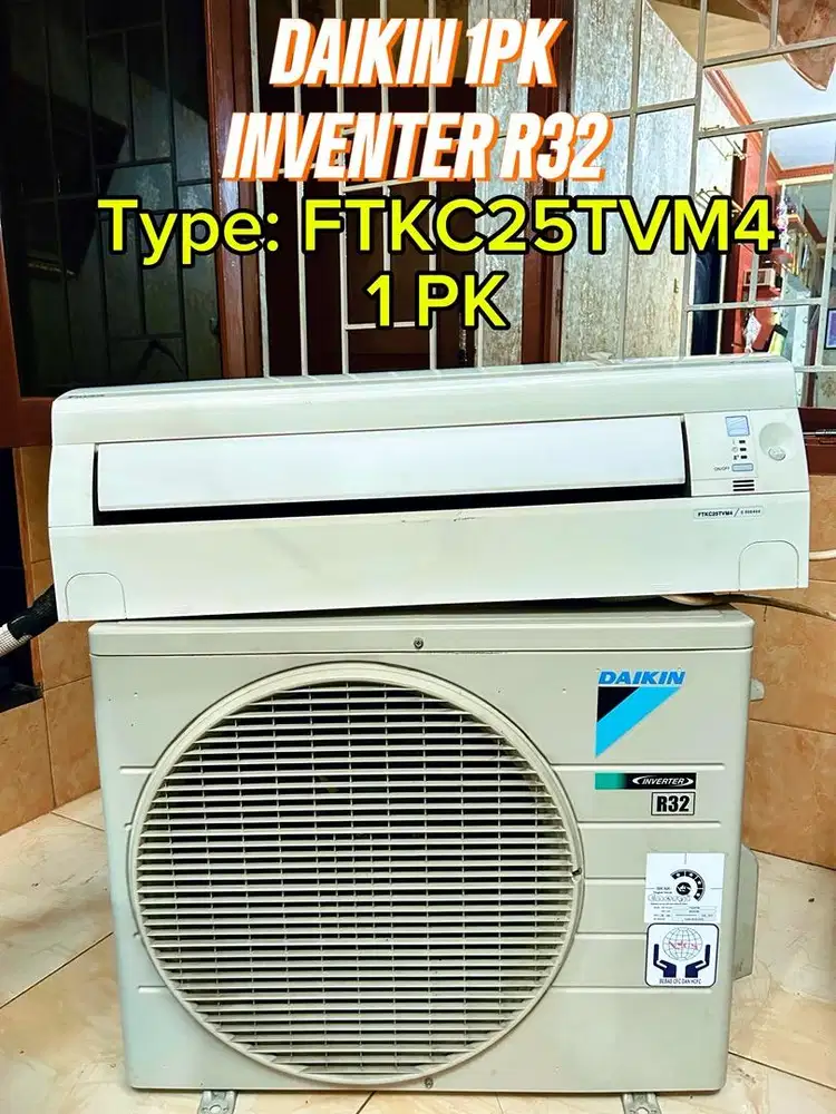 AC daikin inventer R32 1 PK FTKC25TVM4