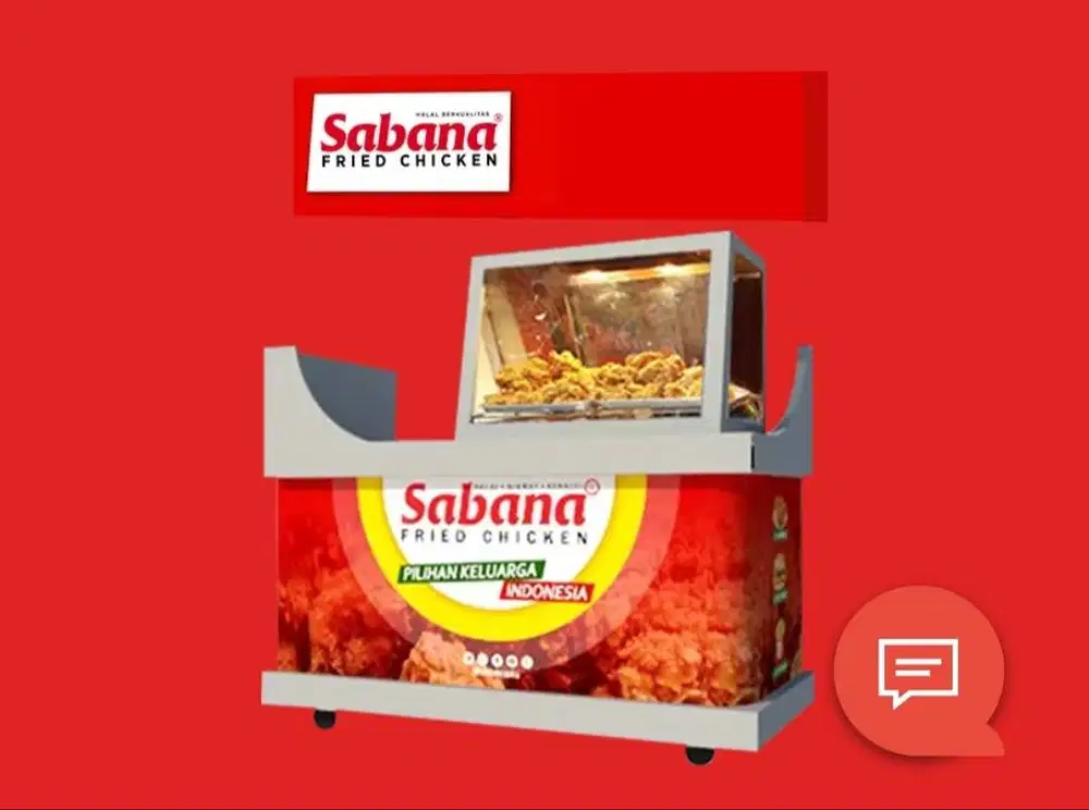 karyawan penjualan ayam sabana