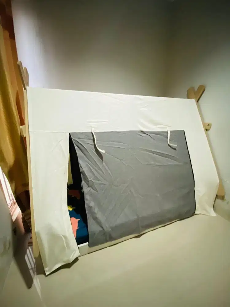 Dipan anak bentuka tenda (tanpa kasur)