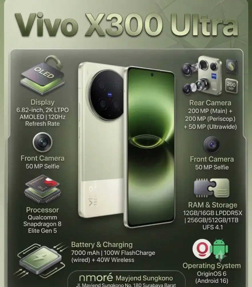 Vivo X300 ultra.. Promo cashback bank up too 3jt kuota terbatas