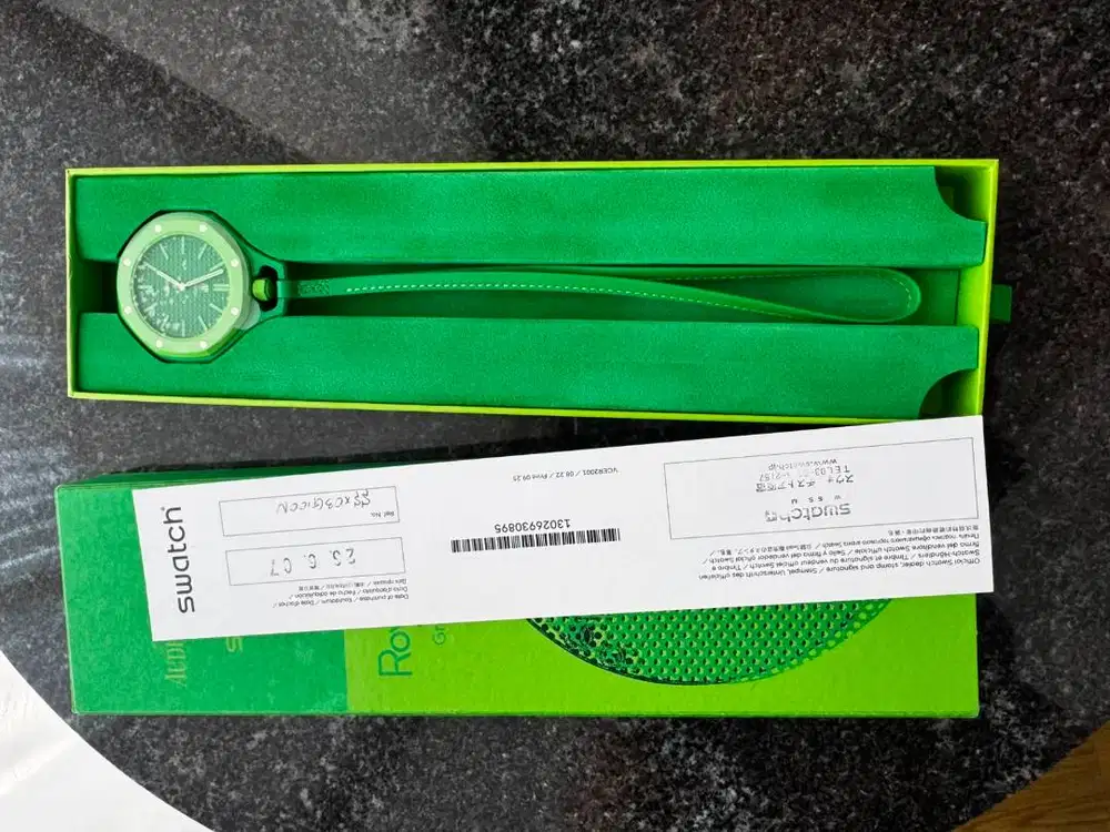 Swatch x Audemars Piguet Bioceramic Royal Pop (Green Eight)