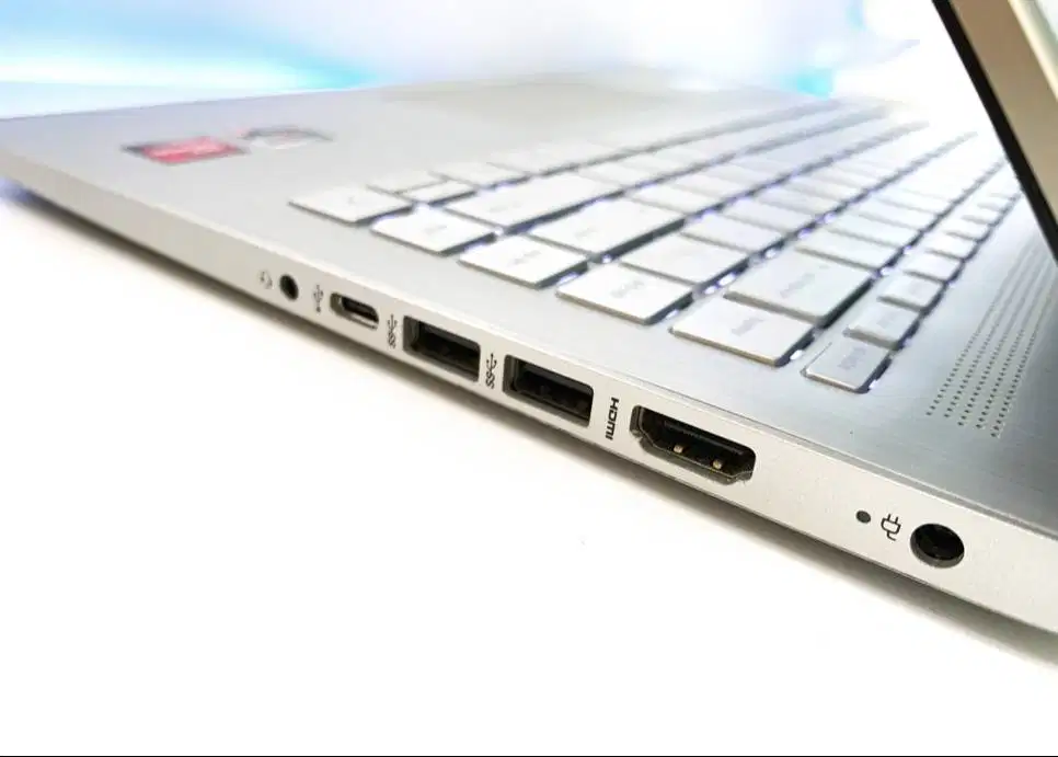 Laptop Hp 14s Ryzen 5 5500U Ram 8gb SSD 512gb Fullset Mulus Lancar edi