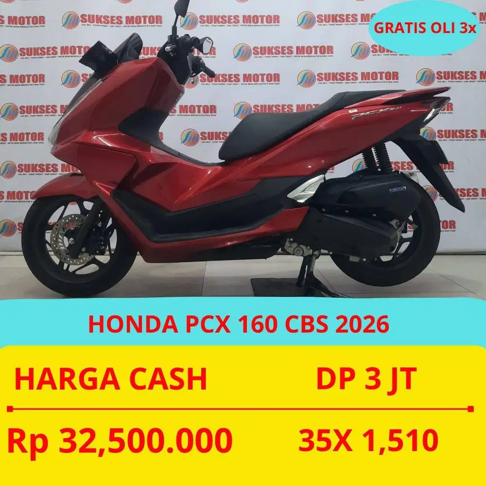 HONDA PCX 160 CBS 2026 DP MURAH 3 JUTA GUYS