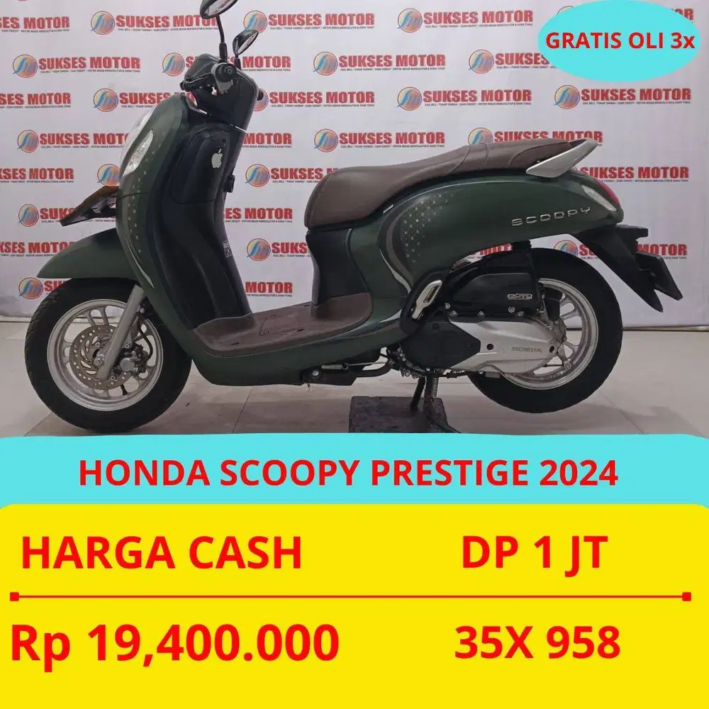 HONDA SCOOPY PRESTIGE 2024 DP MURAH 1  JUTA GUYS