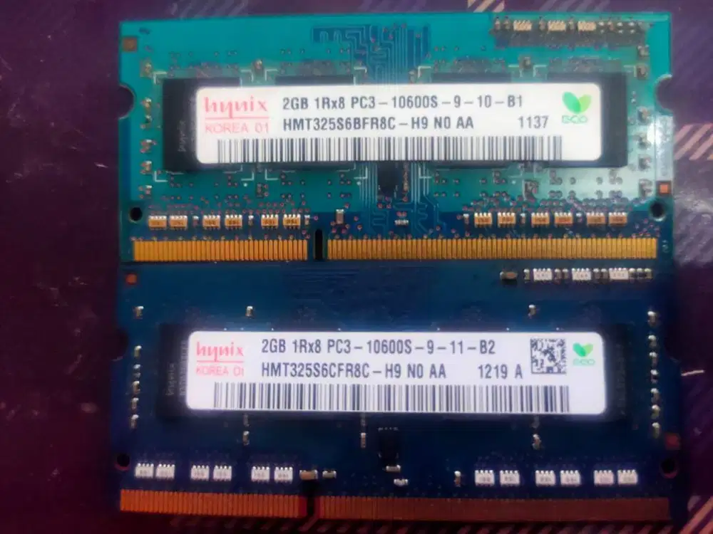 RAM LAPTOP HYNIX 4GB (2+2) DDR3 PC10600