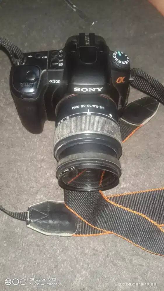 CAMERA DSLR SONY tanpa baterai& charger