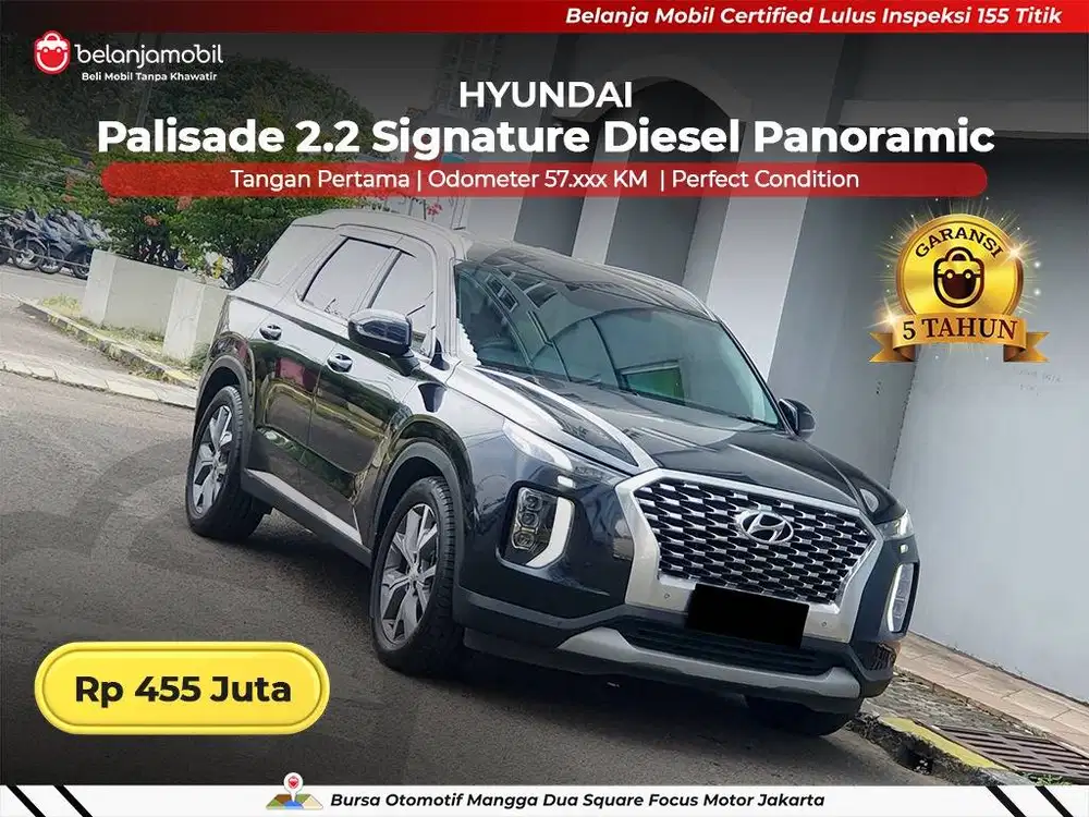 [ GARANSI 5TH ] Hyundai Palisade 2.2 Signature Diesel 2021/2022