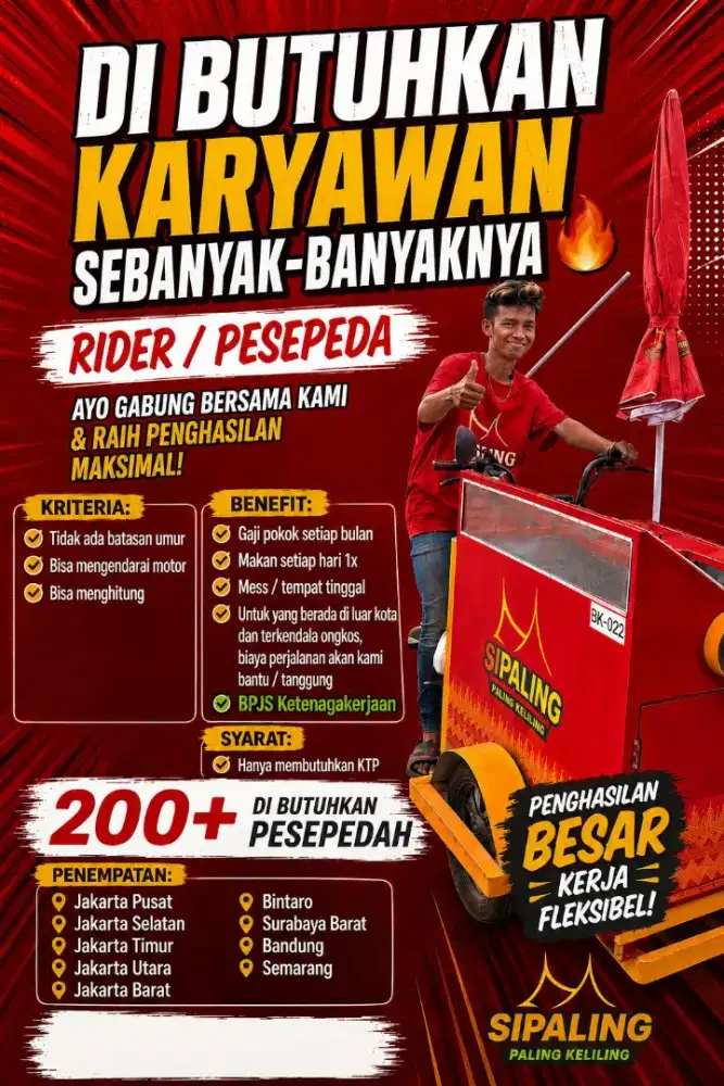 Lowongan Padang keliling