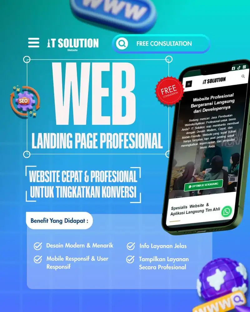 Pembuatan Landingpage Profesional dan Bergaransi