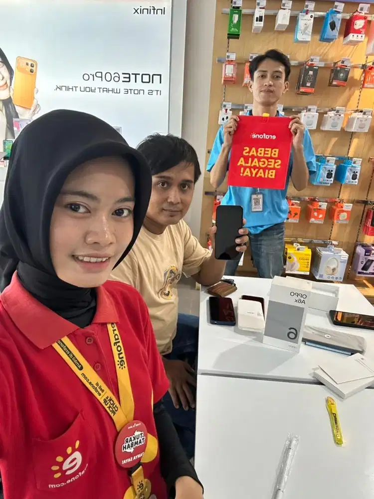 kredit 0% tanpa dp oppo A6x gratis case tg dan bisa tuker tambah