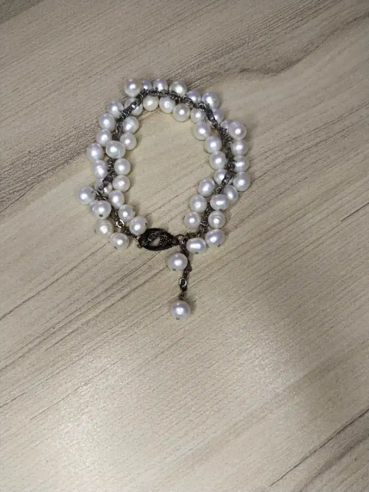 Gelang mutiara asli original