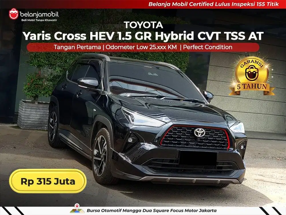 [ LOW KM ] Toyota Yaris Cross HEV 1.5 GR Hybrid TSS AT 2023 2024