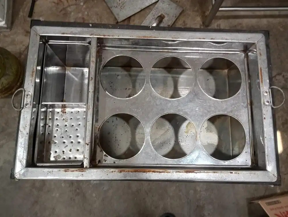 [EX-CAFE] Noodle Boiler Panci Dandang Mie Ayam Bakso 6 Lubang 1 Set