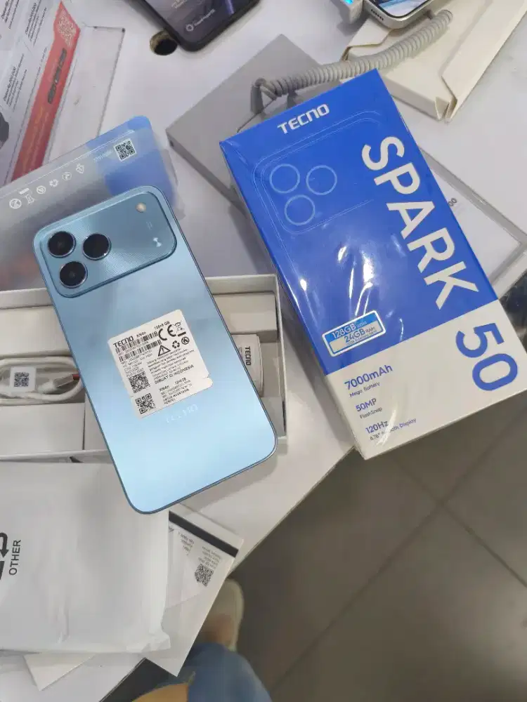 Tecno spark 50 mulai dari 2.199.000 cash kredit bisa