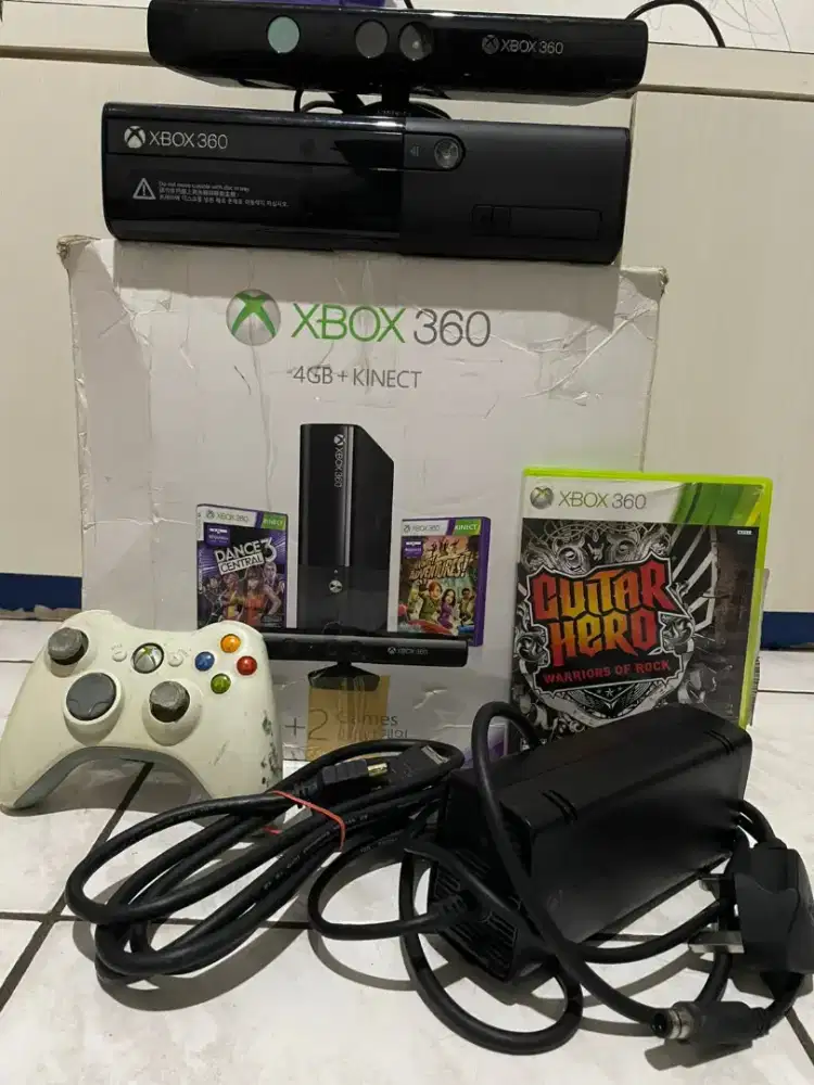 XBOX SLIM-E360 RGH SOFT HARDISK 250GB FULLSET KINECT