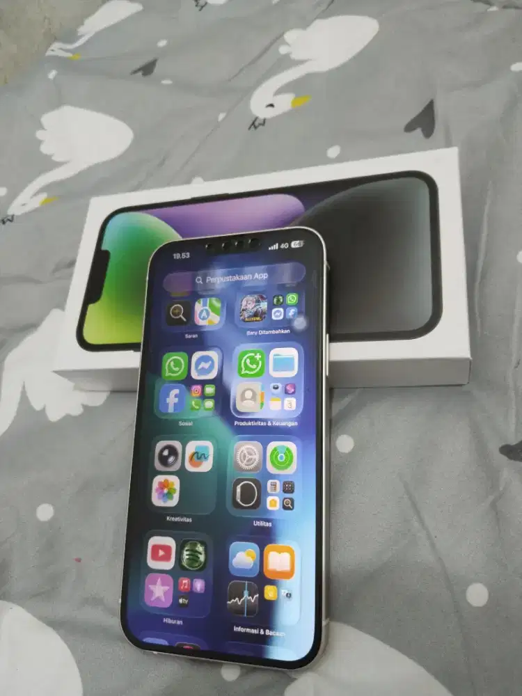 Iphone 14 plus 128gb fullset all operator