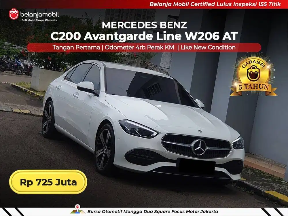 [LOW KM 4RB] Mercedes Benz Mercy C 200 C200 Avantgarde W206 2024/2025