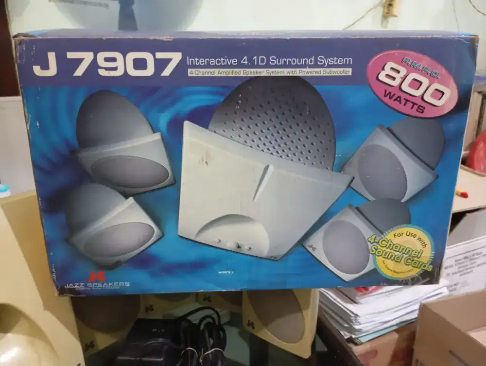 JAZZ SPEAKERS INTERACTIVE 4.1D SURROUND SYSTEM