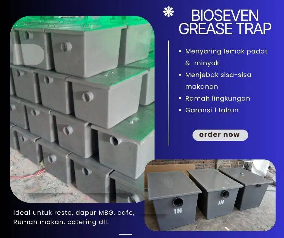Penyaring Lemak - Grease Trap  Praktis, Hemat, Ramah Lingkungan