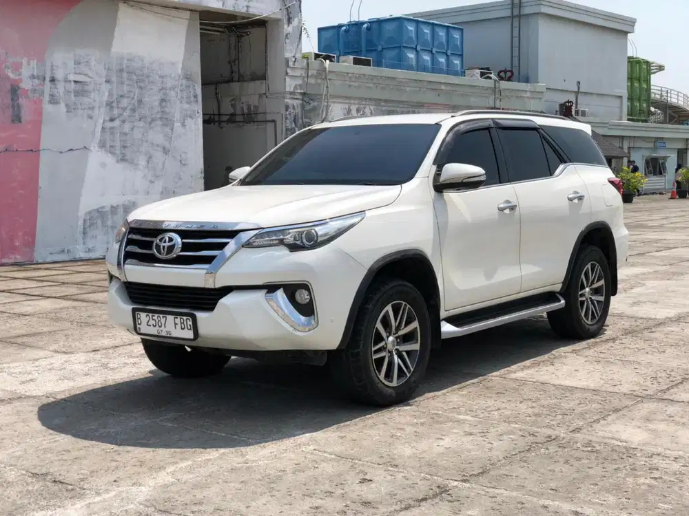 Toyota Fortuner 2.4 VRZ Non TRD Bio Solar AT Putih 2017 Low KM 2018