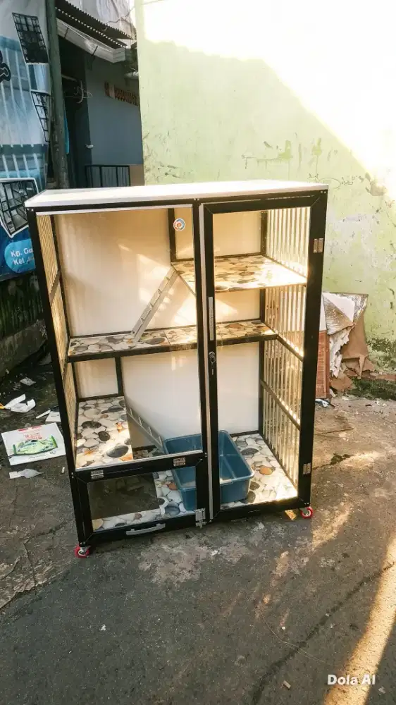 KANDANG KUCING 1 TINGKAT