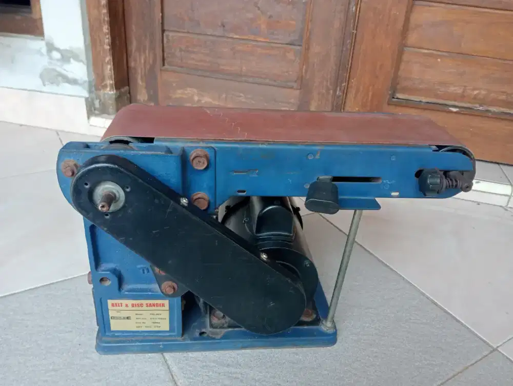 Mesin amplas belt sander merk proline