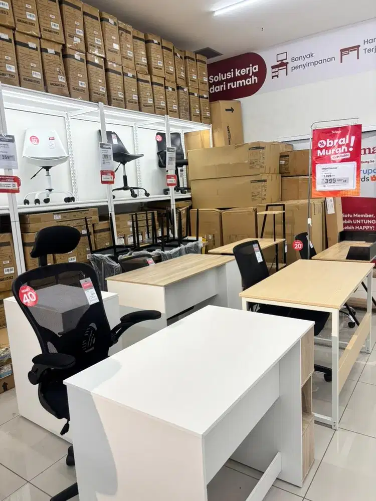 KREDIT MEJA DAN KURSI KANTOR , SYARAT HANYA KTP