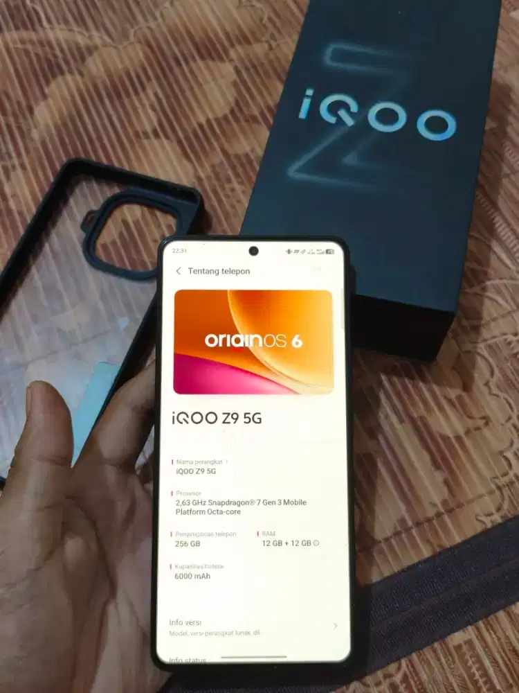 dijual iqoo z9 5g 12/256