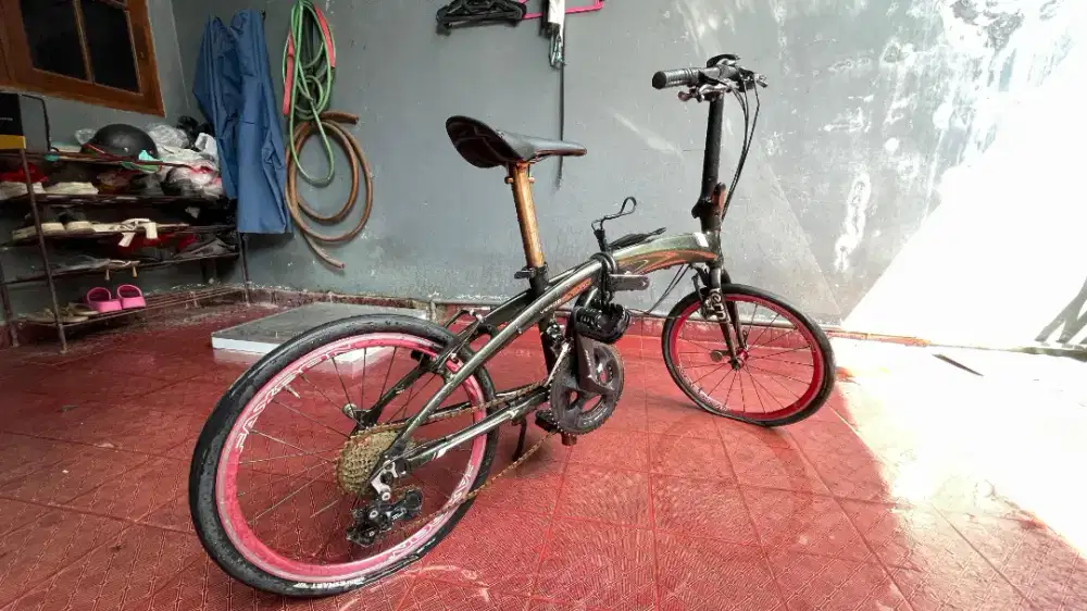 Tern Verge N8 Original Taiwan Mulus Siap Pakai Lipat 20 Inch