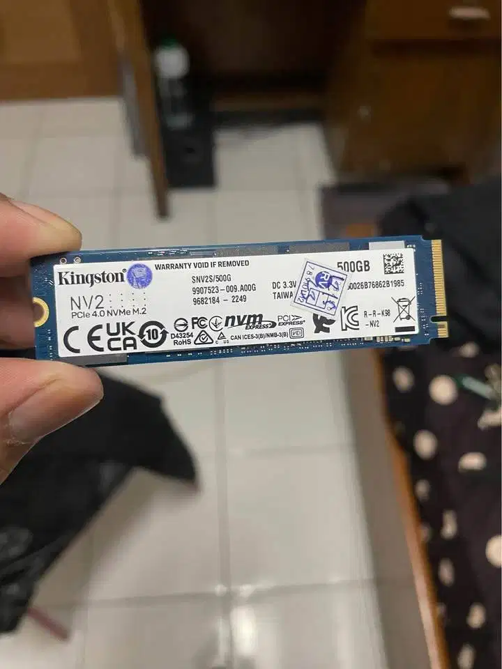 Kingston SSD NVMe M.2 500GB No Minus