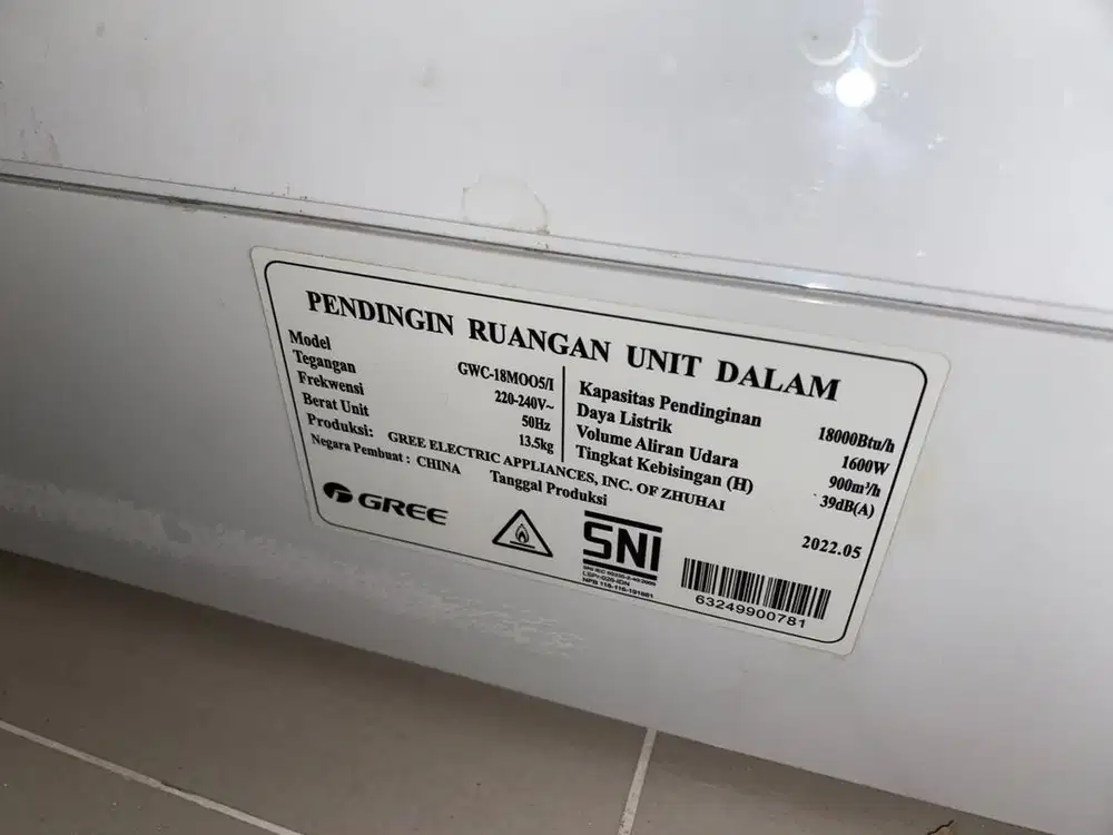 Jual cepat AC gree 2PK mulus