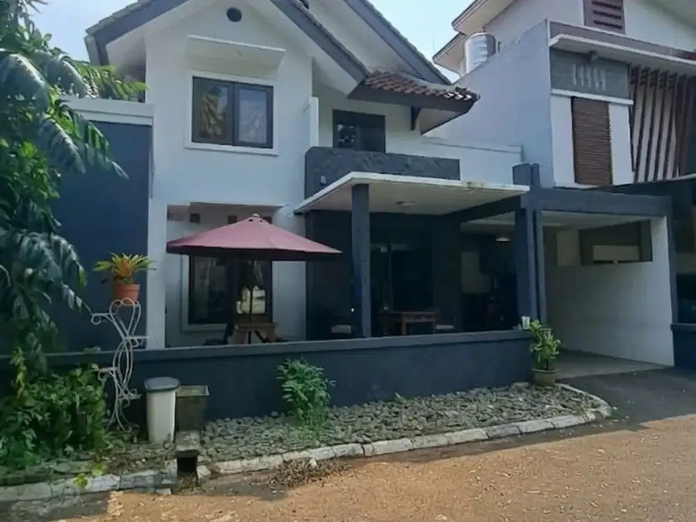 Rumah cantik 2 lantai dalam cluster di sektor 9 bintaro jaya