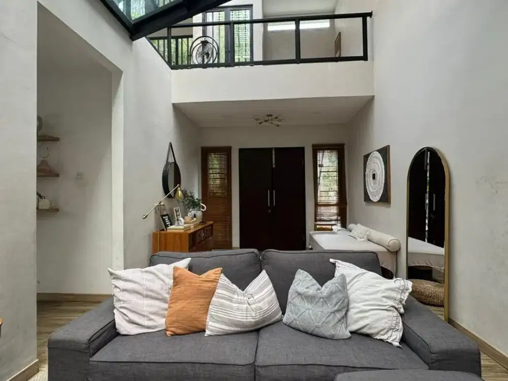 rumah cantik minimalis industrial di sektor 9 bintaro jaya