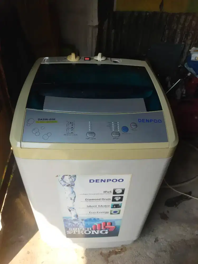 Mesin cuci 1 tabung sudah manual