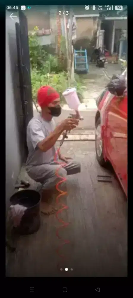 Jasa poles dan cat mobil