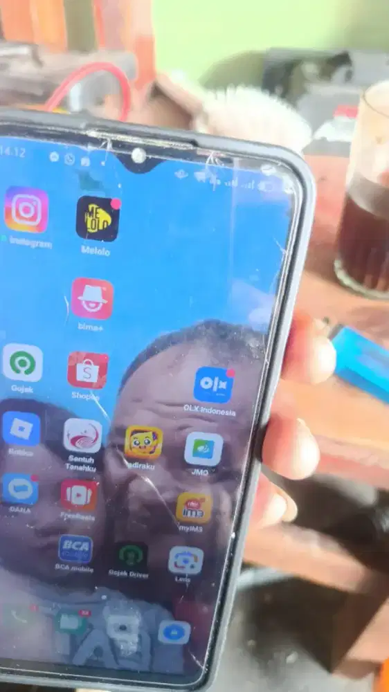 Oppo a54 batangam retak 6/128