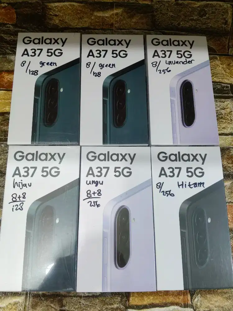 SAMSUNG A37 5G 8/128,8/256 BARU SEGEL GARANSI RESMI SAMSUNG