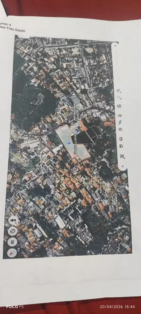 Di jual tanah lokasi nempel jalan provinsi Pamulang Timur Tangsel