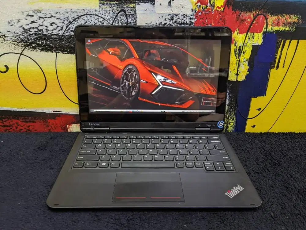 Laptop tablet Yoga 11e Touch intel Celeron R N3150 4/128 Siap Pakai