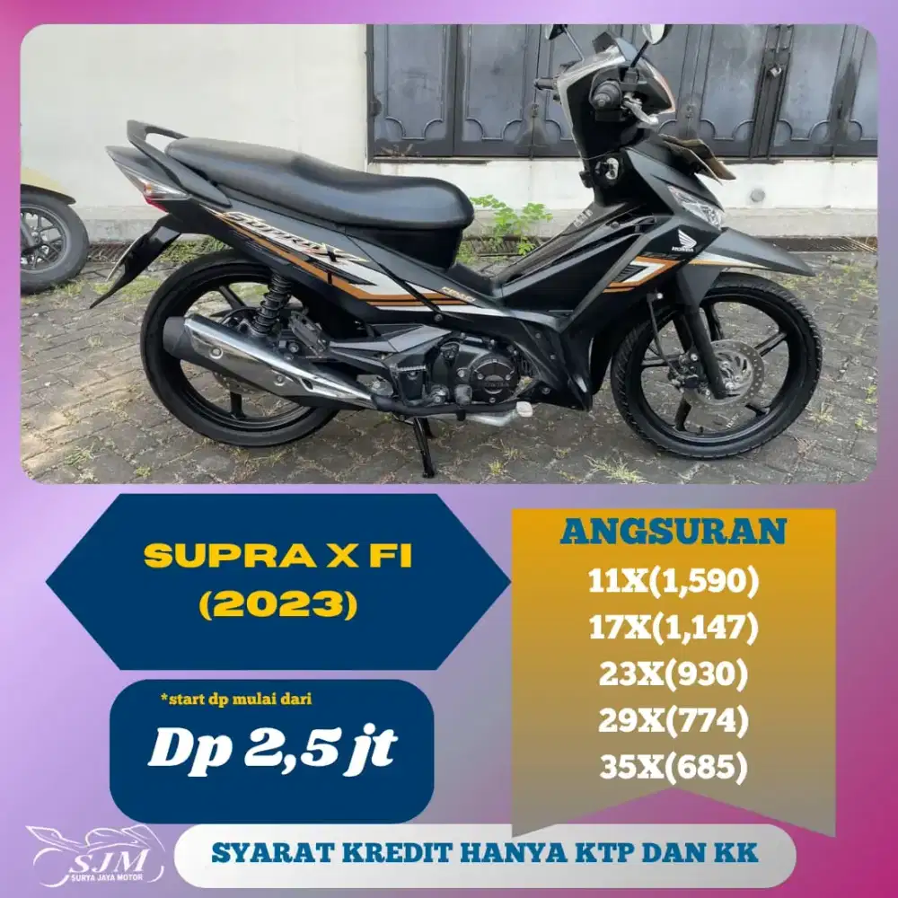 HONDA SUPRA X FI 125 2023 MESIN HALUS