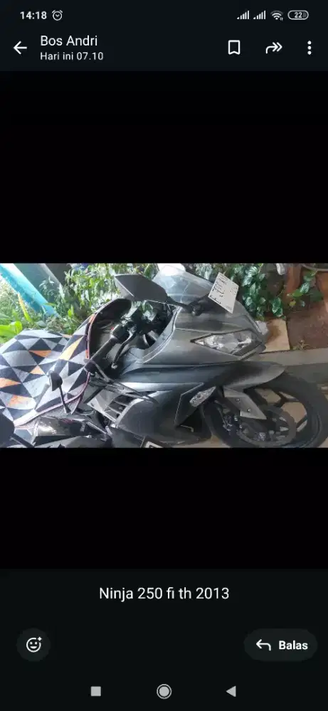 KAWASAKI NINJA 250CC TH 2017 MSH GRESS BANGET SPT BARU(KM 2700 PERAK)