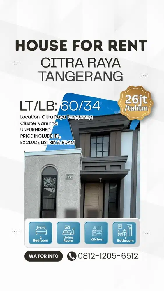 DISEWAKAN MURAH