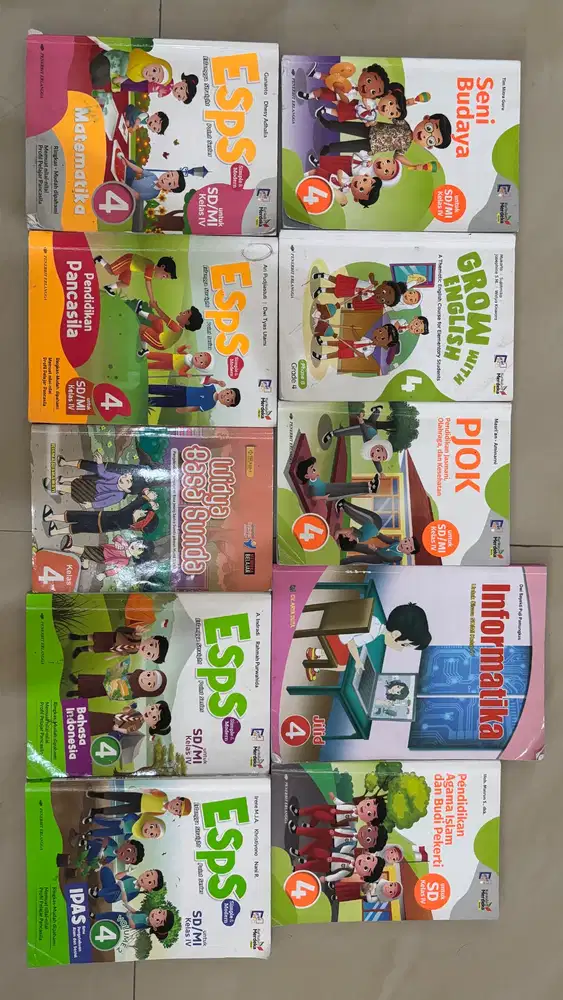 Buku ESPS Erlangga kelas 4
